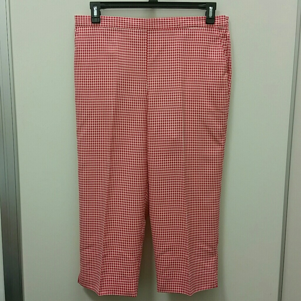 Alfred Dunner Gingham plaid pant